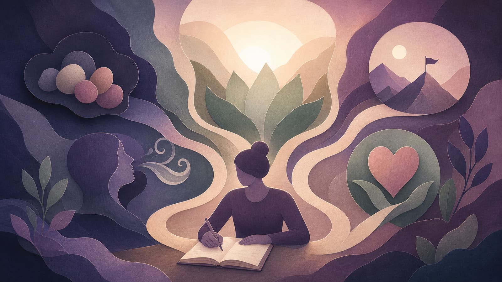 Journaling con la Terapia de Aceptación y Compromiso (ACT): Principios en Tu Diario