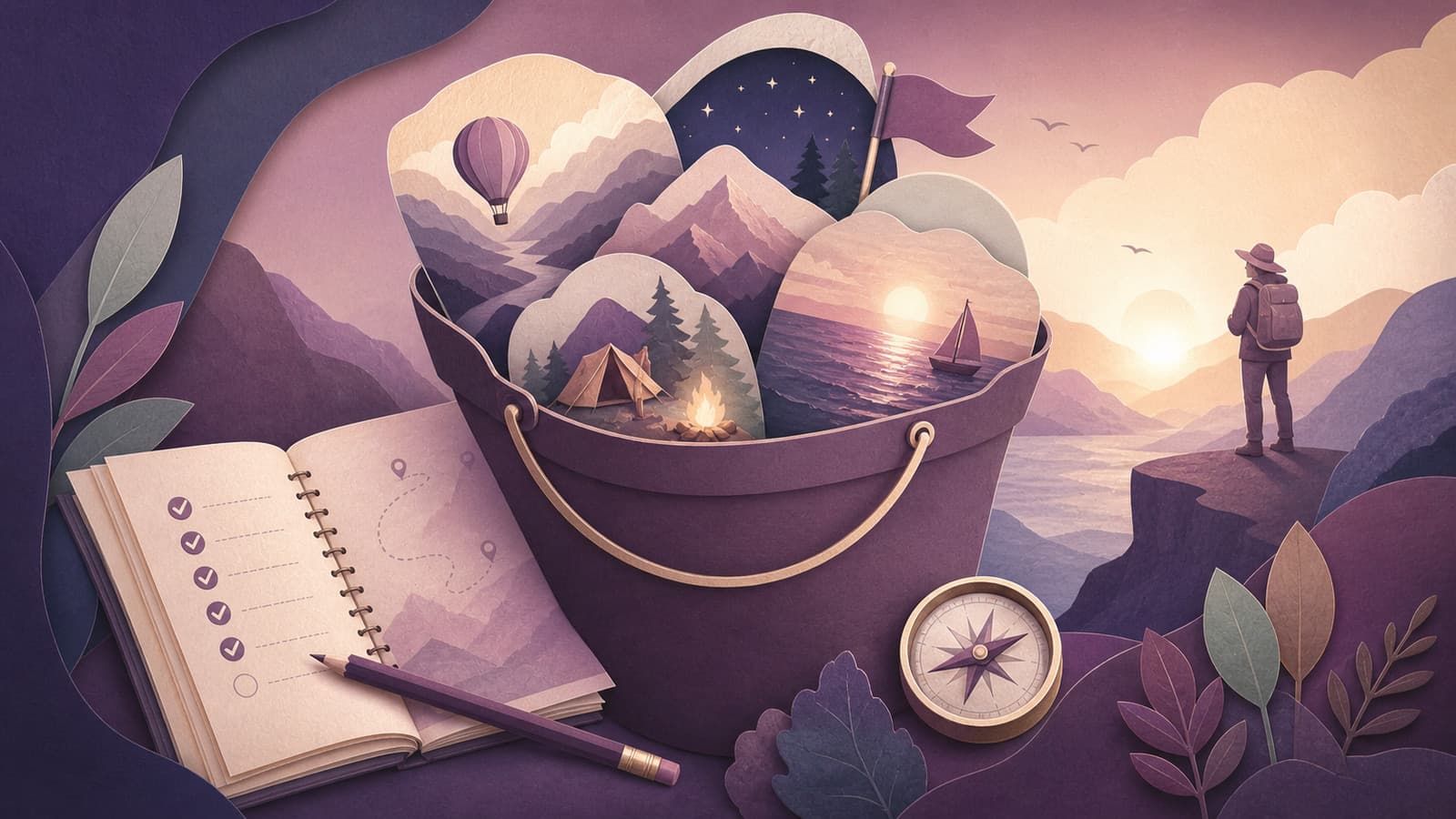 The Bucket List Journal: Dream Big and Track Your Adventures
