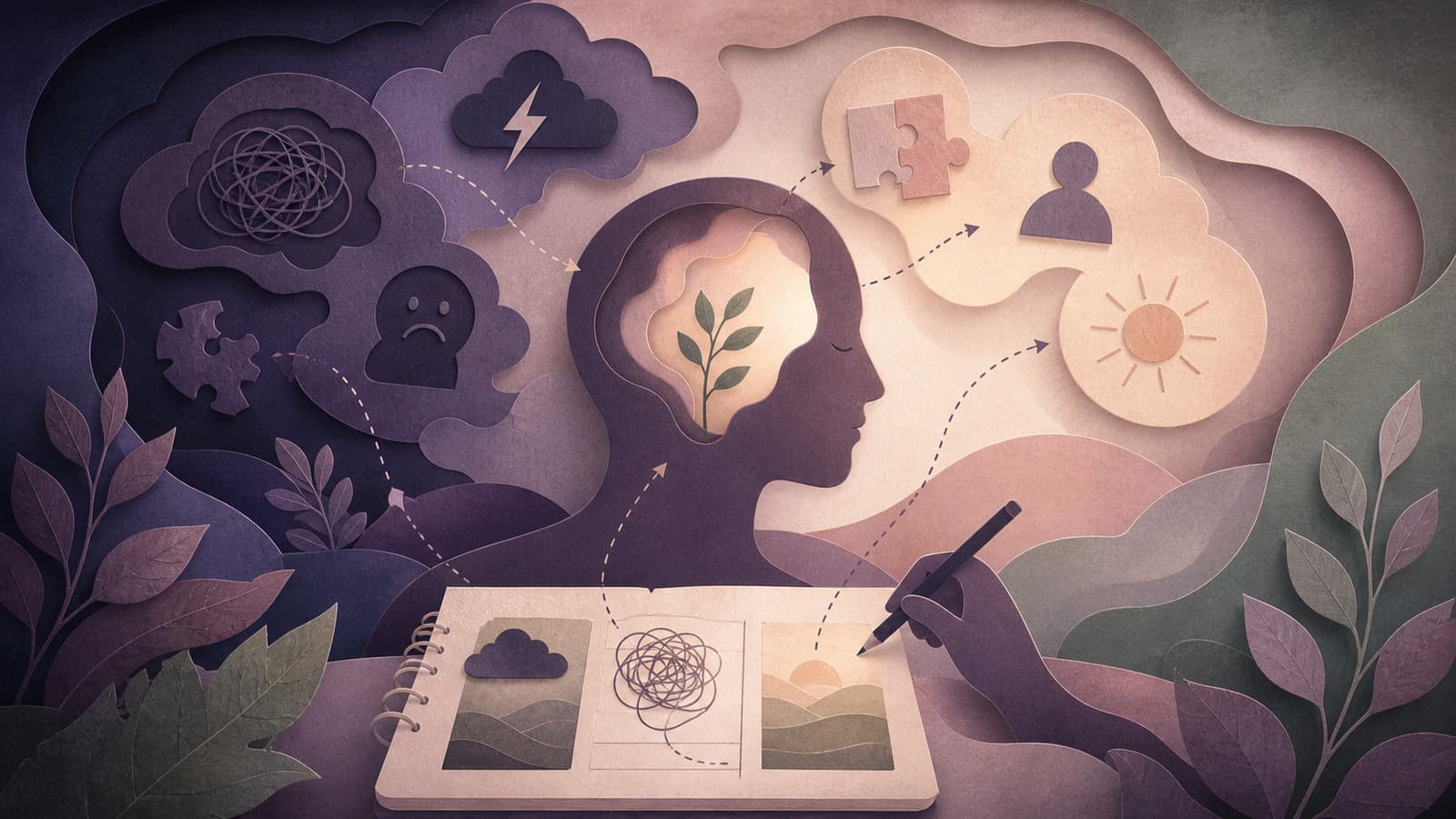 CBT Journaling: A Complete Guide to Cognitive Behavioral Therapy Thought Records