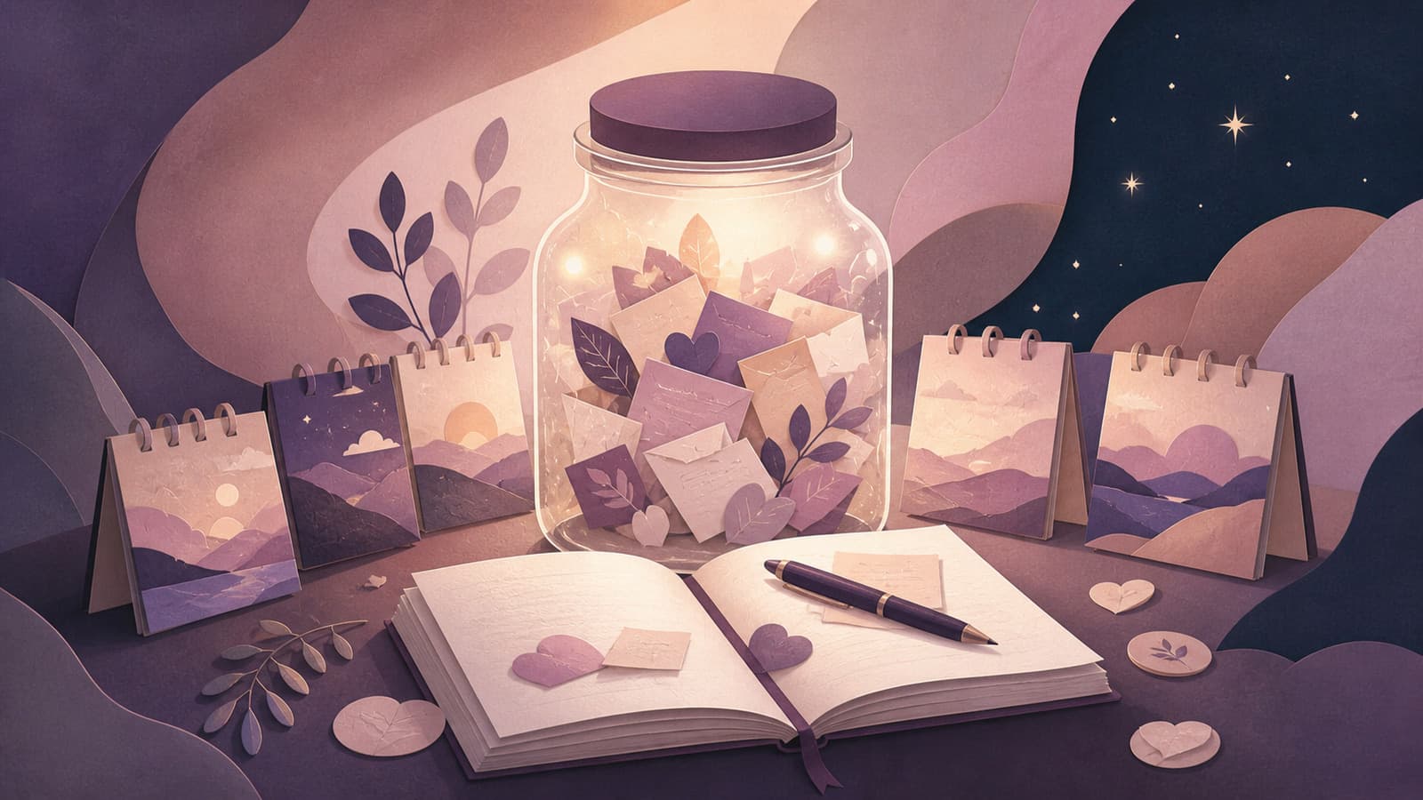 The Gratitude Jar Journal: A Year of Thankfulness