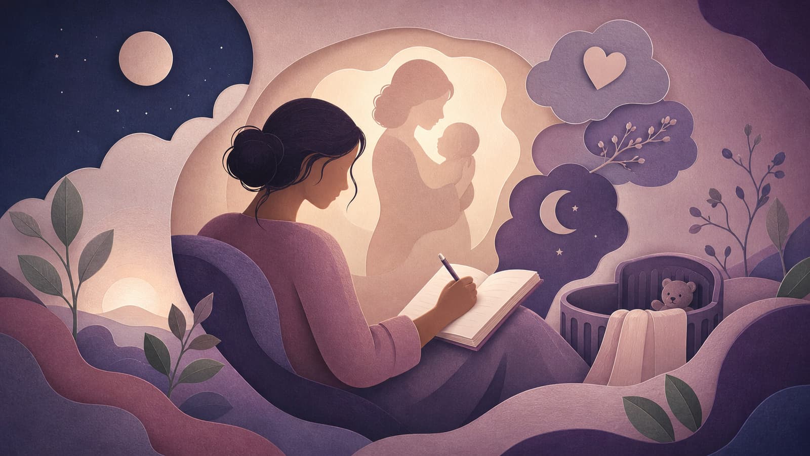 Journaling for Peripartum Anxiety: Calm the New-Parent Worries